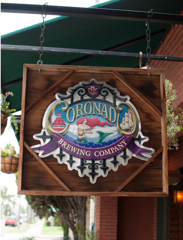 Original Coronado Brewing Co. pub signage