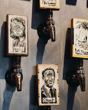 Picture of Booze Bros. Brewing Co tap handles