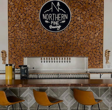 Picture of Northern Pines Brewing bar with chairs