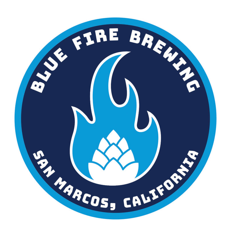 blue fire brewing logo