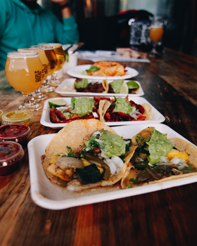 Picture of Craft Coast tacos and beer